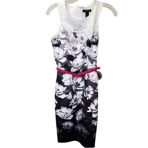 Beautiful WHBM dress with magnolias